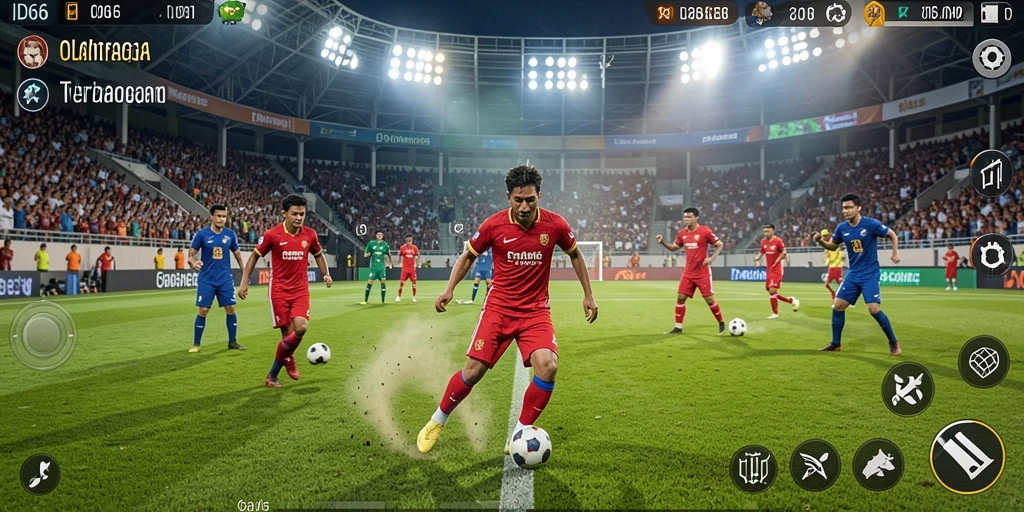 Tampilan gameplay seru di ID66 dengan aksi olahraga yang menegangkan.