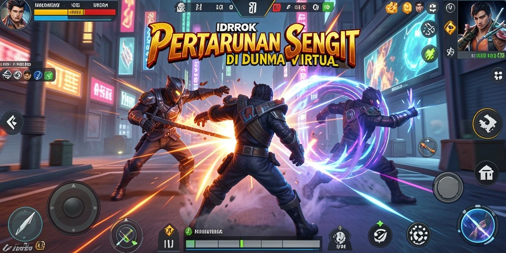 Tampilan grafik yang menawan saat bertarung di IDROK.