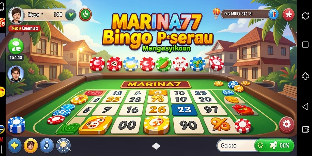 Tampilan gameplay seru dalam MARINA77 Bingo.