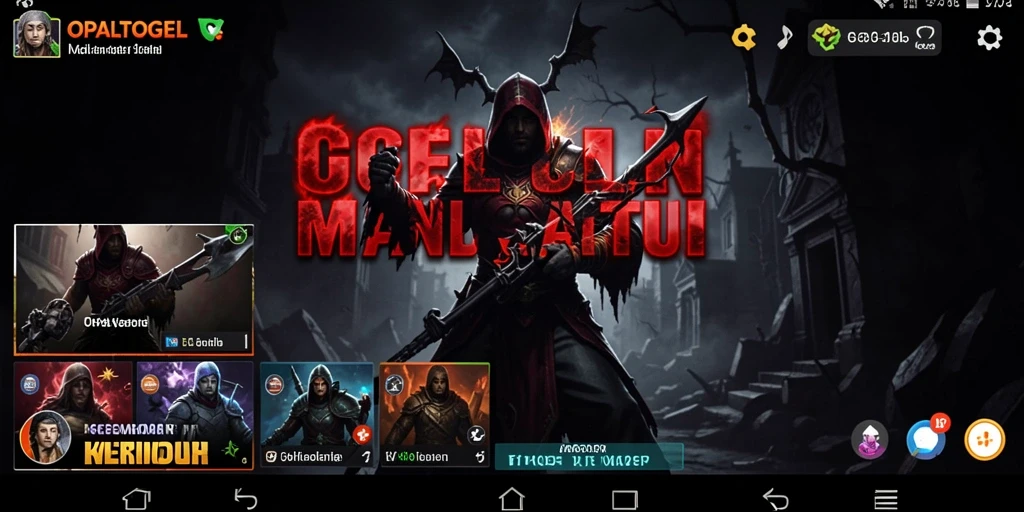 Tampilan gameplay OPALTOGEL yang mencekam dan menegangkan.