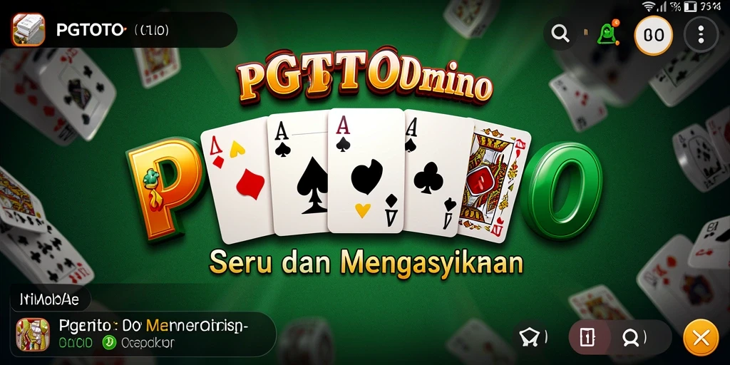 Tangkapan layar gameplay PGTOTO menampilkan keseruan permainan Domino.