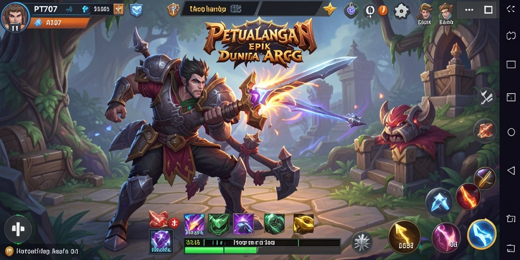 Tampilan gameplay PT707 yang menawan dan penuh aksi.