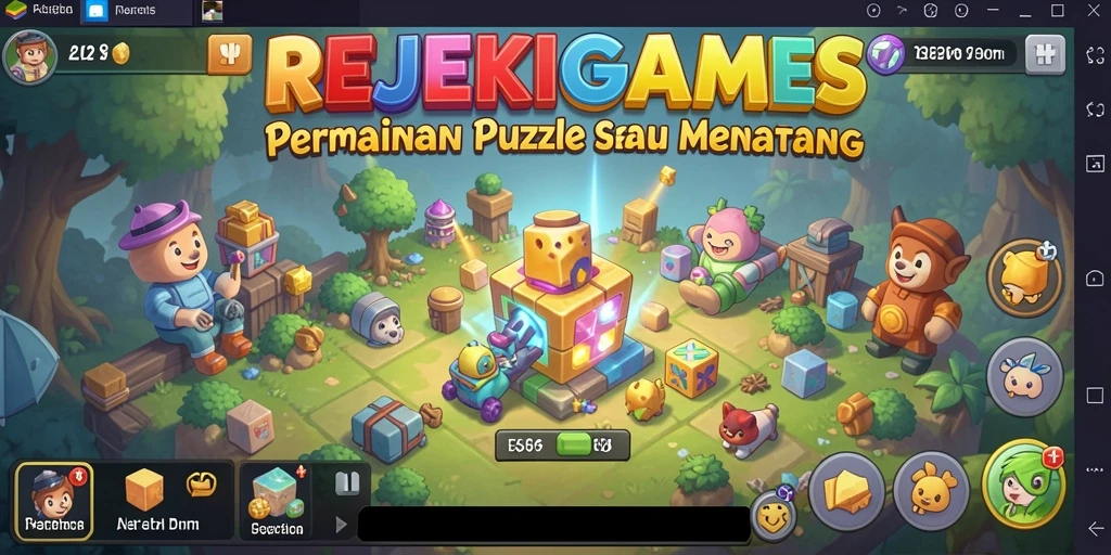 Tampilan gameplay seru dari REJEKIGAMES yang menantang.