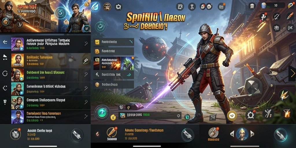 Tampilan utama SPIN101 dengan fitur pengelolaan yang intuitif.