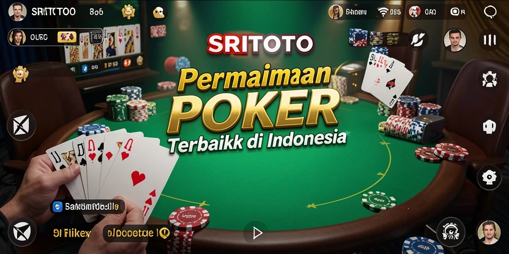 Screenshot SRITOTO menampilkan gameplay poker yang seru dan menantang.