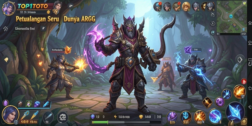 Tangkapan layar dari gameplay epic dalam TOP1TOTO.